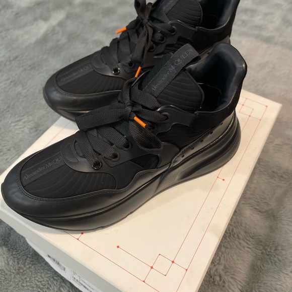 ALEXANDER McQUEEN 42 black sneakers - Picture 3 of 5